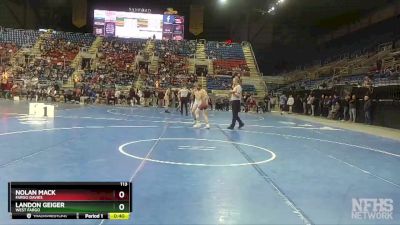 113 lbs Cons. Round 2 - Nolan Mack, Fargo Davies vs Landon Geiger, West Fargo