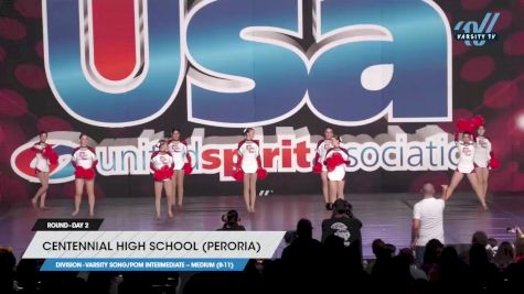 Centennial High School (Peroria) - Varsity Song/Pom Intermediate -- Medium (8-11) [2023 Varsity Song/Pom Intermediate -- Medium (8-11) Day 2] 2023 USA Spirit & Junior Nationals/Collegiate Championships