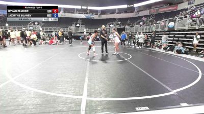 122 lbs Rr Rnd 3 - Rylan Elmore, Lions WC vs Jazmyne Blaney, Missouri Blue