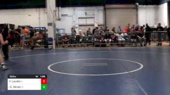 Match - Vincenzo Lavalle, Nj vs Carter Neves, Oh