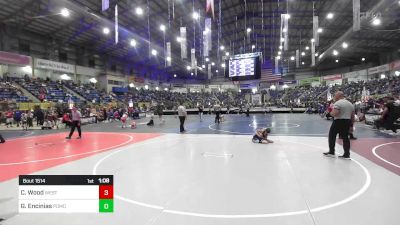 65 lbs Quarterfinal - Calvert Wood, West Grand vs Gage Encinias, Pomona Elite