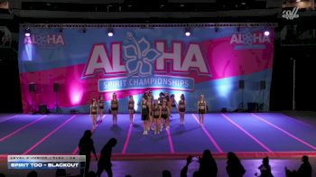 Spirit Too - Blackout [2025 L4 Junior - Flex - D2] 2025 Aloha Trenton Showdown