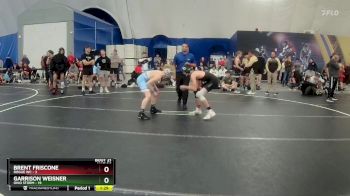 132 lbs Round 6 (8 Team) - Garrison Weisner, Ohio Storm vs Brent Friscone, Rogue WC