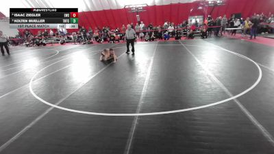 14U Boys - 92 lbs 1st Place Match - Isaac Ziegler, Lodi Wrestling Club vs Kolten Mueller, Team Nazar Training Center