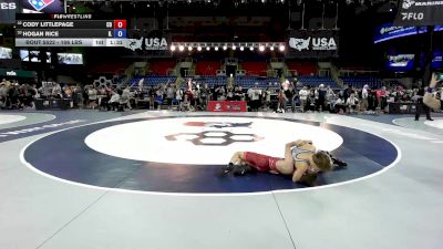 106 lbs Cons. Rd Of 32 - Cody Littlepage, CO vs Hogan Rice, IL