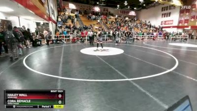 105 lbs Cons. Round 2 - Hailey Wall, Worland vs Cora Remacle, Wind River