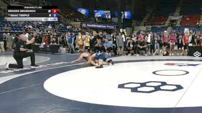 150 lbs Cons. Sub-rd Of 32 - Brooks Brosovich, Montana vs Isaac Temple, Indiana