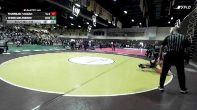 132 lbs Cons. Round 3 - Jesus Melendrez, Los Osos vs Nicholas Haggar, Valhalla
