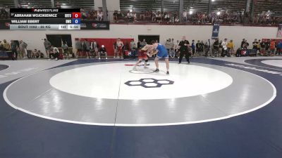 86 kg Champ. Rd Of 32 - Abraham Wojcikiewicz, California Regional Training Center (CA RTC) vs William Ebert, Bearcat Wrestling Club