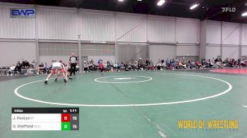 110 lbs Rr Rnd 4 - Jax Hanson, Best Trained 14U vs Drake Sheffield, Outlaws 14U