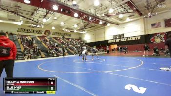 130 lbs Semifinal - Makayla Anderson, Sultana vs Ellie Myer, Victor Valley