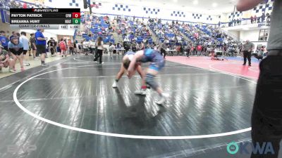 138 lbs Quarterfinal - Payton Patrick, Coweta Tiger Wrestling vs Breanna Hunt, Heat