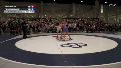 79 kg Champ. Rd Of 32 - Will Miller, Boone RTC vs Domonic Baker, Cavalier Wrestling Club