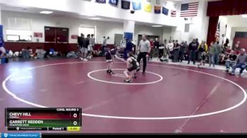 106 lbs Cons. Round 3 - Garrett Redden, Mountain View vs Chevy Hill, Powell