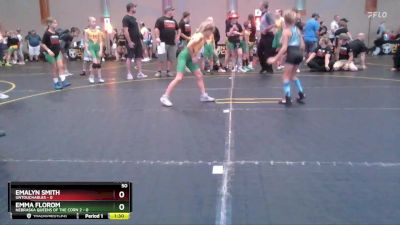 50 lbs Round 1 (4 Team) - Emalyn Smith, Untouchables vs Emma Florom, Nebraska Queens Of The Corn 2