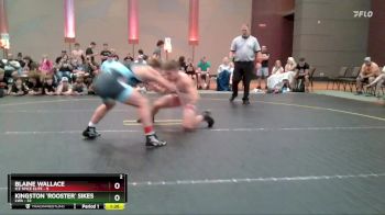 130 lbs Finals (8 Team) - Blaine Wallace, Ice Spice Elite vs Kingston `Rooster` Sikes, LWA