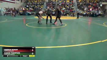 215 lbs Champ. Round 2 - Darion Thompson, CLEVELAND HEIGHTS vs Andrew Bonam, CANTON MCKINLEY