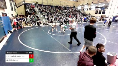 160 lbs Quarterfinal - Hayden Hochstrasser, Southern Regional vs Frank DiBella, St. Joseph Regional