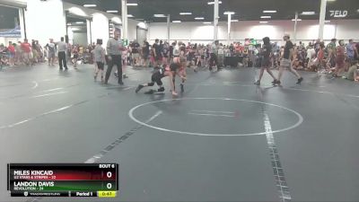 76 lbs Round 3 (4 Team) - Miles Kincaid, U2 Stars & Stripes vs Landon Davis, Revolution