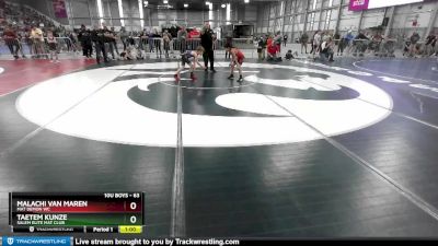 63 lbs Quarterfinal - Malachi Van Maren, Mat Demon WC vs Taetem Kunze, Salem Elite Mat Club