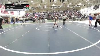 Girls 100 lbs Cons. Semi - Ann Porter, Gilroy Girls vs Lila Tsao, Homestead Girls