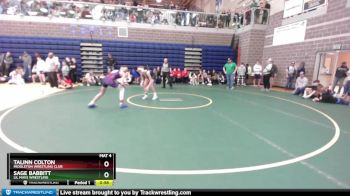 126 lbs Cons. Round 1 - Sage Babbitt, Lil Mavs Wrestling vs Talinn Colton, Middleton Wrestling Club