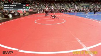 66 lbs Round Of 32 - Brielle Shannon, Longwood Wrestling Club vs Abhisri Vatti, Savage House Wrestling Club
