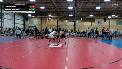141 lbs Cons. Round 2 - Nathan Martinez, Clackamas Community College vs London Rios, University Of Idaho