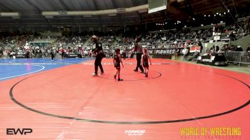 52 lbs Quarterfinal - Amavi Cline, Coweta Tiger Wrestling vs Genevieve Valdovinos, Daughters Of Zion