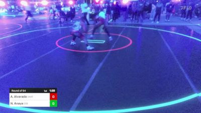 138 lbs Round Of 64 - Aj Alvarado, Unattached vs Nathaniel Anaya, 208 Badgers