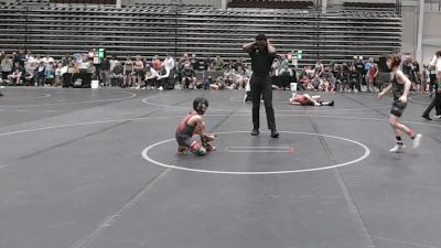 52 lbs Round 2 (8 Team) - Hunter Singh, Neighborhood Wrestling vs Kade Jefferson, Grundy WC Black