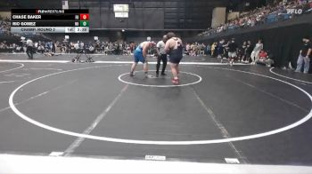285 lbs Champ. Round 2 - Chase Baker, Friends University vs Rio Gomez, Newman