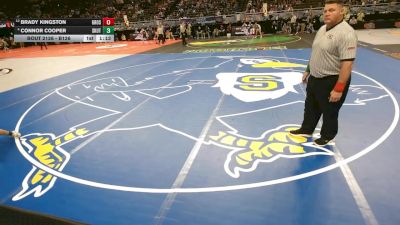 Quarterfinal - Brady Kingston, Omaha Gross Catholic vs Connor Cooper, Omaha Skutt Catholic