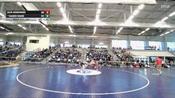 141 lbs Cons. Round 4 - Kaden Ware, Pennsylvania College Of Technology vs Jack Borowiek, Oneonta State