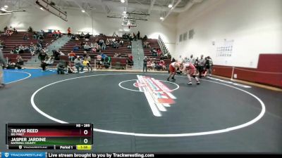 285 lbs Cons. Semi - Jasper Jardine, Natrona County vs Travis Reed, Big Piney