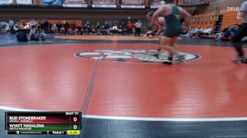 152 lbs Cons. Round 4 - Wyatt Madalena, Battle Mountain vs Bud Stonebraker, McCall- Donnelly