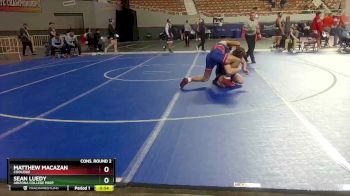 D3-190 lbs Cons. Round 2 - Sean Luedy, Arizona College Prep vs Matthew Macazan, Coolidge