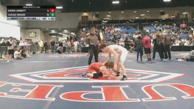 157 lbs Round Of 32 - Aiden Arnett, IL vs Lucas Drake, PA