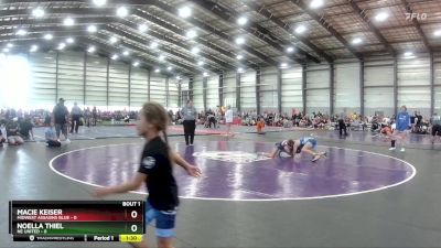 100 lbs Finals (8 Team) - Julia Lugabihl, Midwest Assasins Blue vs Mya Guyette, Girls With Grit Blue