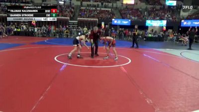 81 lbs Champ. Round 1 - Bannen Stroebe, Chinook Wrestling Club vs Tillman Kaczmarek, Project Wrestling