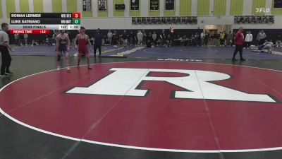 141 lbs Semifinal - Roman Lermer, New York City Regional Training Center vs Luke Satriano, WVU Unattached