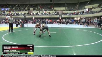 150 lbs Quarterfinal - Zachary Knaack, Marshfield vs Ethan Derrick, Victory School Of Wrestling