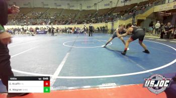 105 lbs Consolation - Owen Krafft, F-5 Grappling vs Ayden Wagner, Choctaw Ironman Youth Wrestling