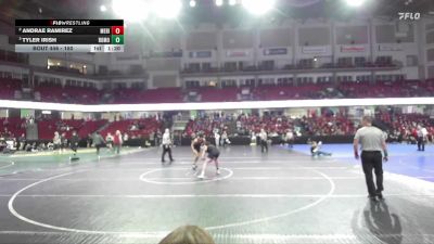 150 lbs Semifinal - Tyler Irish, Rocky Mountain vs Andrae Ramirez, Meridian