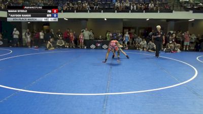 84 lbs 5th Place Match - Makai Steele, PSF Wrestling Academy vs Kayden Rands, Michigan Premier
