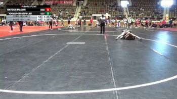 141 lbs Cons. Round 2 - Hayden Mason, Huntingdon vs Kameron Stiffler, Unattached