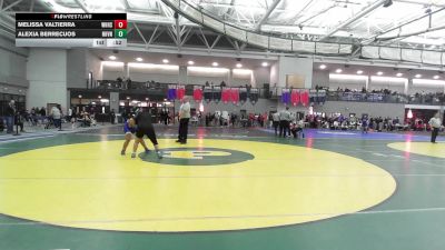185 lbs Consi Of 8 #1 - Melissa Valtierra, West Haven vs Alexia Berrecuos, New Haven