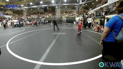 49 lbs Consi Of 8 #1 - Brett Moore, Plainview Youth Wrestling Club vs Ocean McCullough, Tecumseh Youth Wrestling