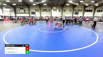 74 lbs Quarterfinal - Jace Goodrow, Mount Blue Mat Cats vs Cole Lemovitz, Mayo Quanchi