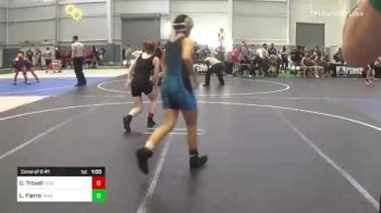 116 lbs Consi Of 8 #1 - Olivia Troxell, Kodiak WC vs Lourdes Fierro, Threshold WC